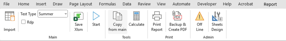 toolbar personalizzata